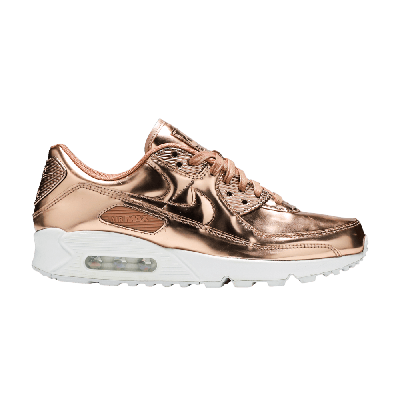 Pre-owned Nike Wmns Air Max 90 'metallic Pack - Rose Gold' In Pink