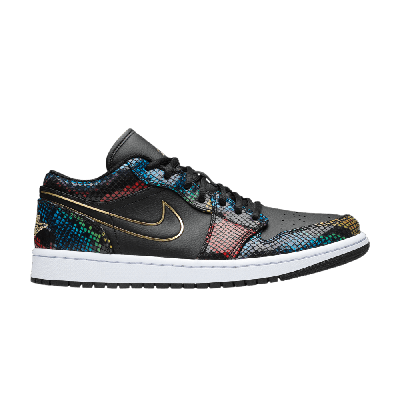 Pre-owned Air Jordan Wmns  1 Low 'multi Snakeskin' In Multi-color