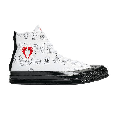 Pre-owned Converse Shrimps X Wmns Chuck 70 High 'white Black'