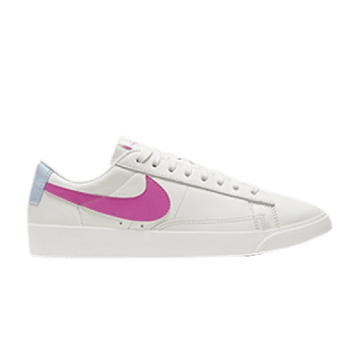 Pre-owned Nike Wmns Blazer Low 'fire Pink' In White
