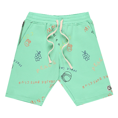 Pre-owned Billionaire Boys Club Jott Short 'spring Bud' In Multi-color
