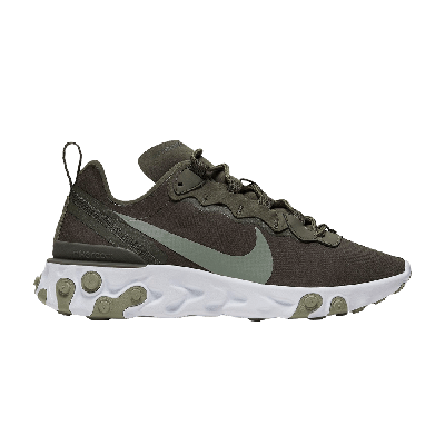 Pre-owned Nike Wmns React Element 55 'cargo Khaki' In Green