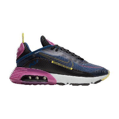 Pre-owned Nike Wmns Air Max 2090 'navy Burgundy' In Blue