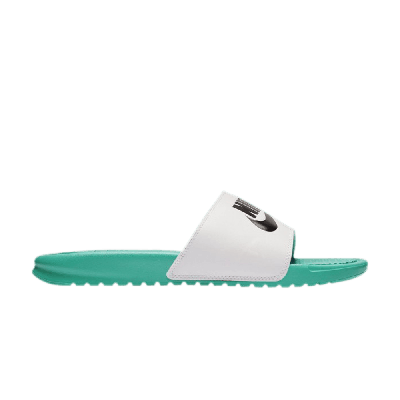 Pre-owned Nike Benassi Jdi Slide 'hyper Jade' In Teal