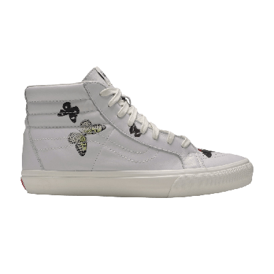 Pre-owned Vans Damien Hirst X Sk8-hi Reissue Vlt Lx 'butterfly' In White