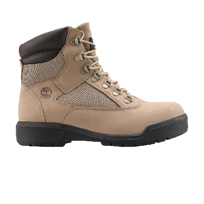 Pre-owned Timberland 6 Inch Waterproof Field Boot 'medium Beige' In Brown