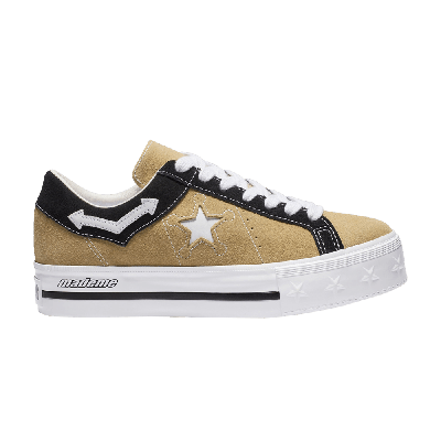 Pre-owned Converse Mademe X Wmns One Star Platform Low 'taupe' In Brown