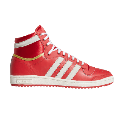 Pre-owned Adidas Originals Top Ten High 'glory Red'