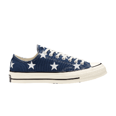 Pre-owned Converse Chuck 70 Low 'archival Stars Print' In Blue