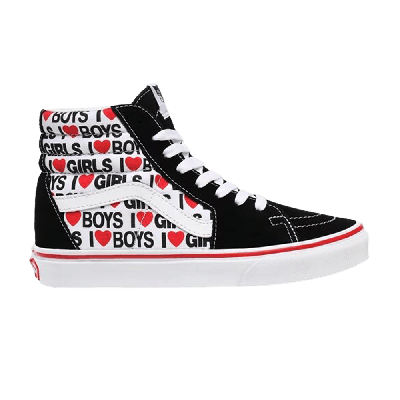 Pre-owned Vans Wmns Sk8-hi 'i Heart' In Black