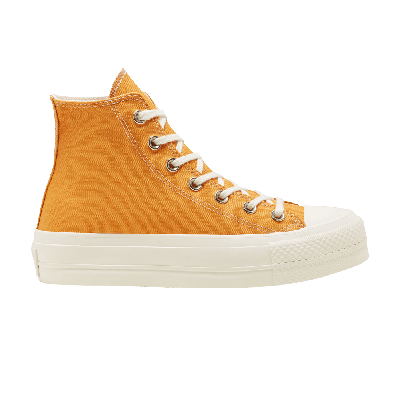 Pre-owned Converse Wmns Chuck Taylor All Star Platform High 'sunflower Gold'