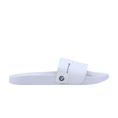 Pre-owned Puma Bmw Motorsport X Leadcat Slide 'white'