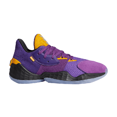 Pre-owned Adidas Originals Harden Vol. 4 'su Casa Mi Casa - Los Angeles Lakers' In Purple