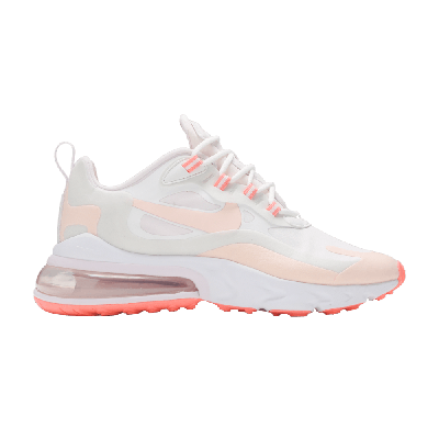 Pre-owned Nike Wmns Air Max 270 React 'crimson Tint' In White
