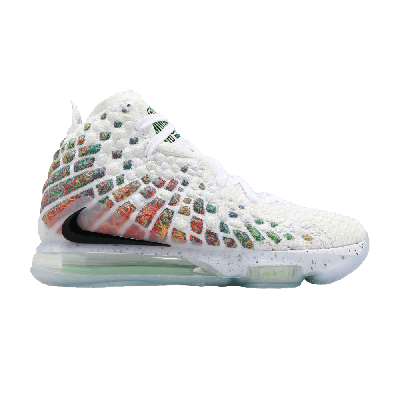 Pre-owned Nike Lebron 17 Ep 'air Command Force' In White