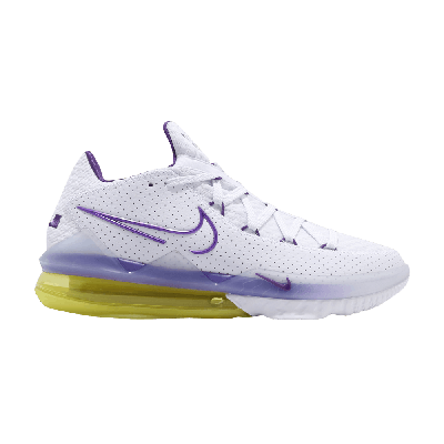 Pre-owned Nike Lebron 17 Low Ep 'lakers' In White