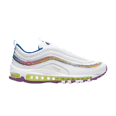 Pre-owned Nike Wmns Air Max 97 Se 'white Iridescent Stripes'