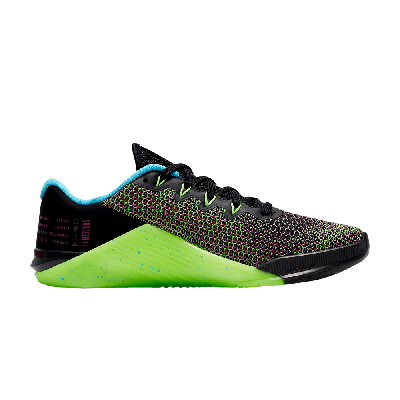 Pre-owned Nike Wmns Metcon 5 Amp 'black Green Strike'