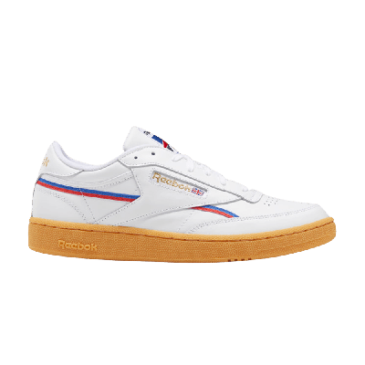 Pre-owned Reebok Club C 85 'radiant Red Blue' In White