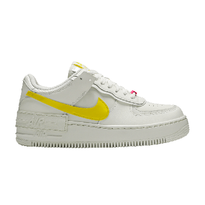 Pre-owned Nike Wmns Air Force 1 Shadow 'sail Opti Yellow' In White