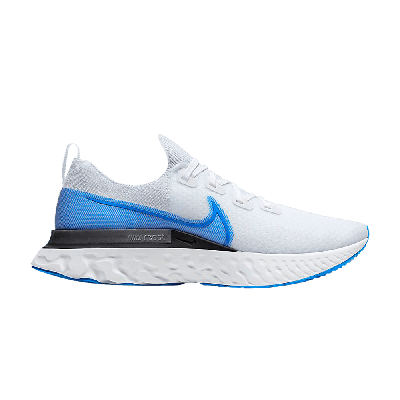Pre-owned Nike React Infinity Run Flyknit 'white Photo Blue'