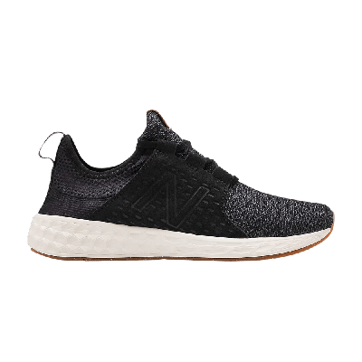 Pre-owned New Balance Wmns Fresh Foam Cruz V1 'black Magnet'