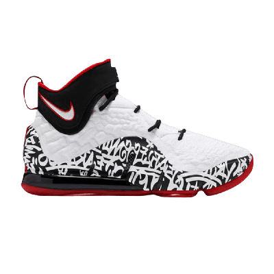 Pre-owned Nike Lebron 17 Ep 'lebron 4 Graffiti' In White