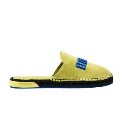 Pre-owned Puma Fenty X Wmns Espadrilles 'sulphur Spring Blue' In Yellow