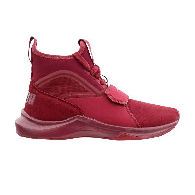 Pre-owned Puma Wmns Phenom Suede 'cordovan' In Red