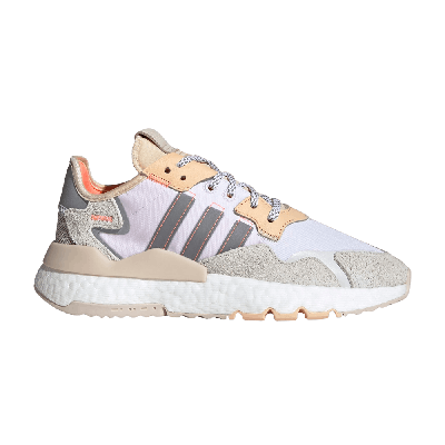 Pre-owned Adidas Originals Wmns Nite Jogger 'white Glow Orange'