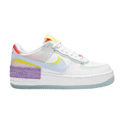 Pre-owned Nike Wmns Air Force 1 Shadow 'white Hydrogen Blue'