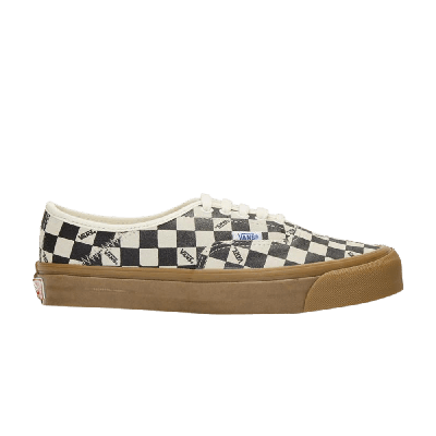 Pre-owned Vans Og Style 43 Lx 'checkerboard Gum' In Black