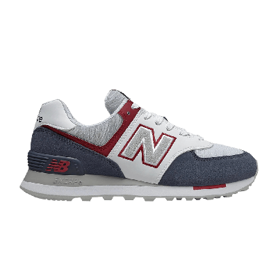 Pre-owned New Balance Wmns 574 'indigo Crimson' In Blue