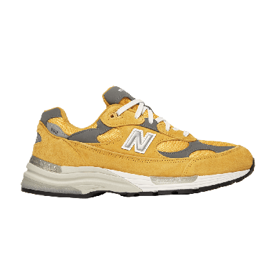 Pre-owned New Balance 992 Made In Usa 'gold Cream'