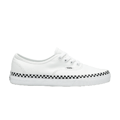 Pre-owned Vans Authentic 'check Foxing - White'