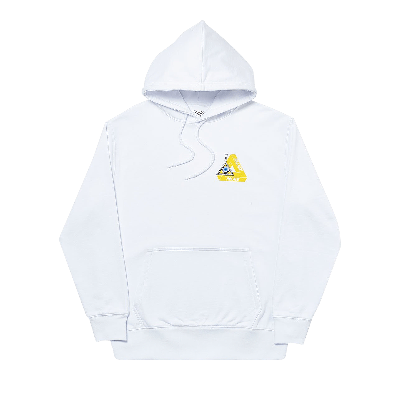 Pre-owned Palace Tri-smiler Hood 'white'