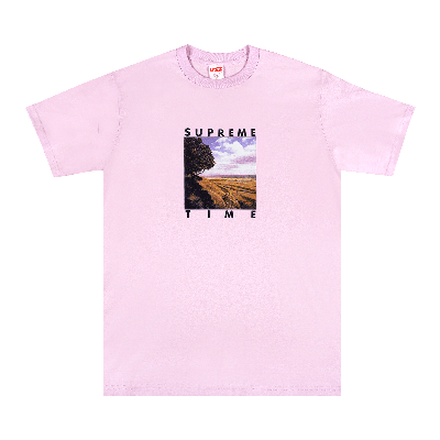 Pre-owned Supreme Time Tee 'light Purple'
