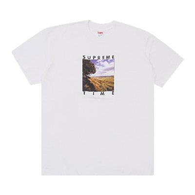 Pre-owned Supreme Time Tee 'white'