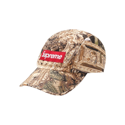 Pre-owned Supreme Bling Camp Cap 'green' In Tan