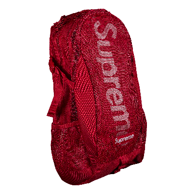 Pre-owned Supreme Backpack 'dark Red'
