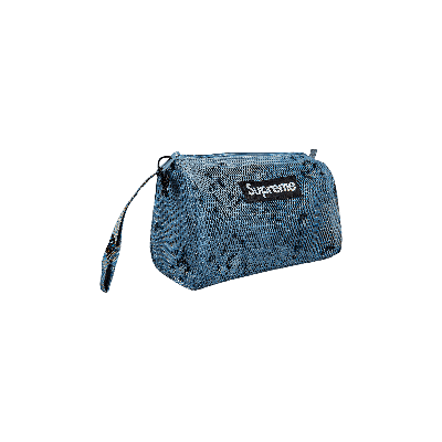 Pre-owned Supreme Utility Pouch 'blue Chocolate Chip Camo'