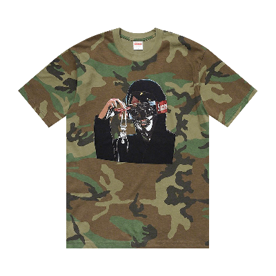 Pre-owned Supreme Creeper Tee 'woodland Camo' In Multi-color