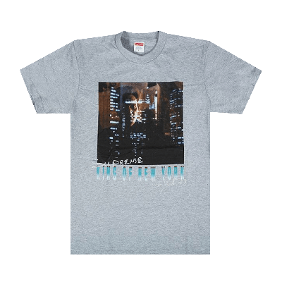 Pre-owned Supreme King Of New York Tee 'heather Grey'