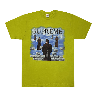 Pre-owned Supreme Levitation Tee 'sulfur' In Green