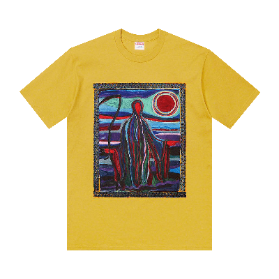 Pre-owned Supreme Reaper Tee 'acid Yellow'