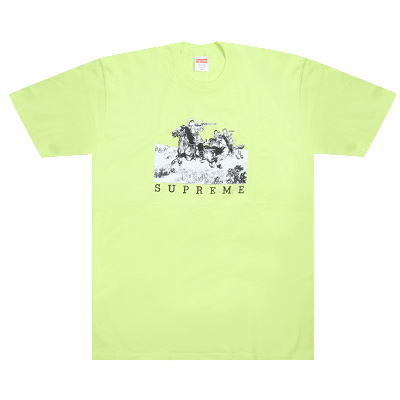Pre-owned Supreme Riders Tee 'neon Green'