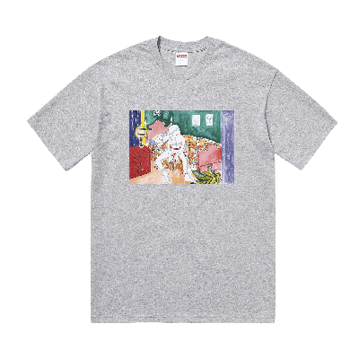 Pre-owned Supreme Bedroom Tee 'heather Grey'