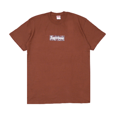 Pre-owned Supreme Bandana Box Logo Tee 'brown'