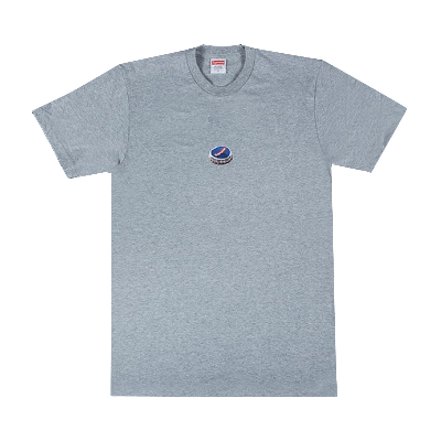 Pre-owned Supreme Bottle Cap Tee 'heather Grey'