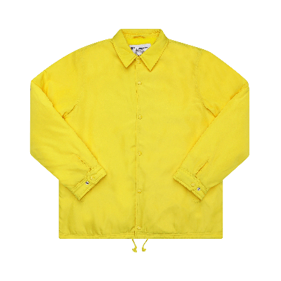 Pre-owned Supreme X Champion Label Coaches Jacket 'yellow'